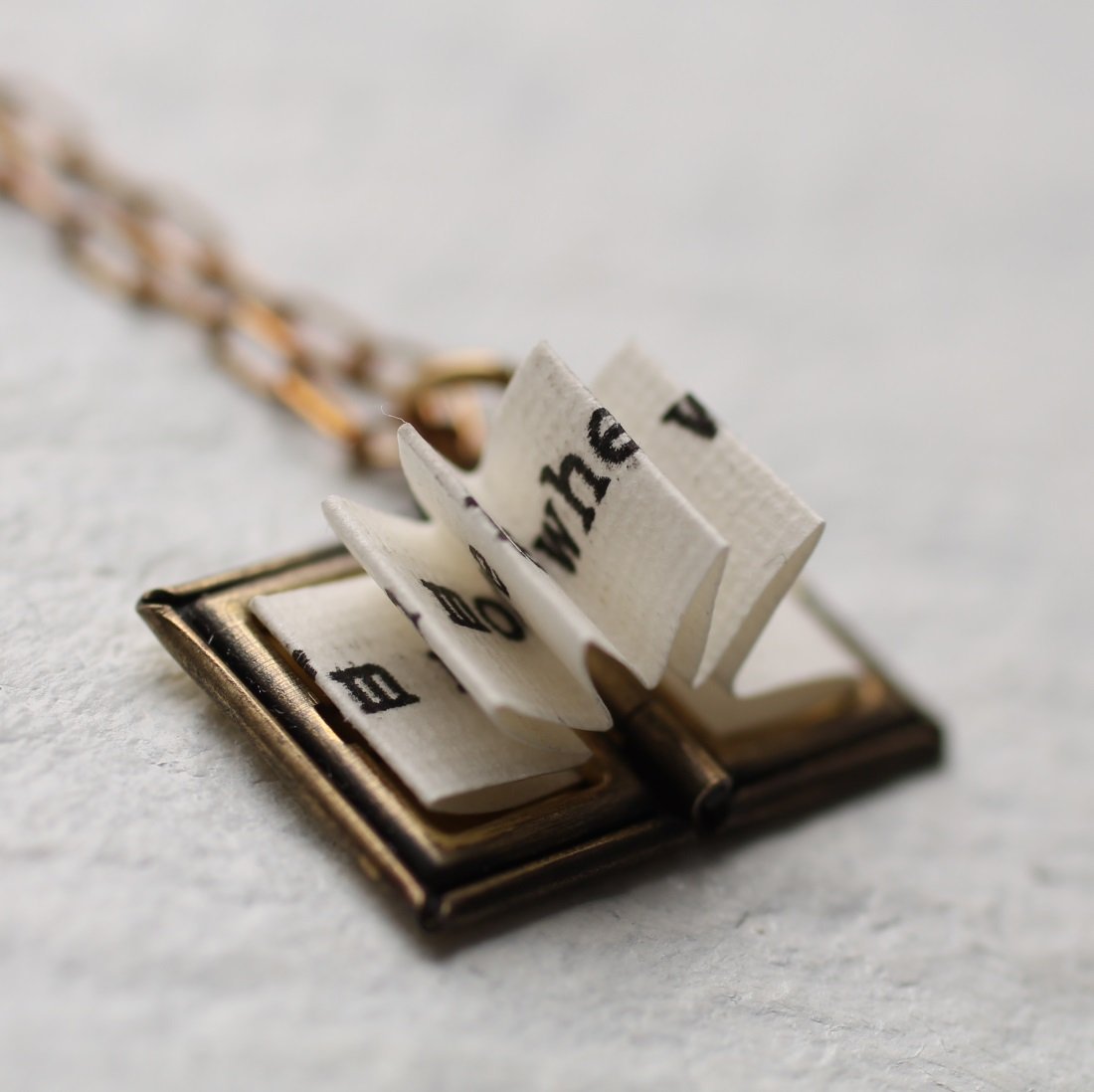 Victorian Book Locket