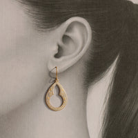Carved Hoop Earrings