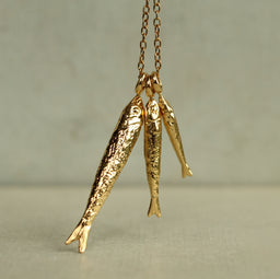 Gold Sardine Necklace