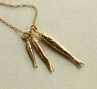 Gold Sardine Necklace
