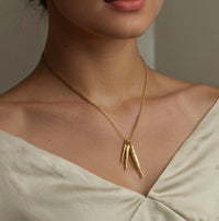 Gold Sardine Necklace