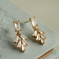 Art Deco Baguette Earrings