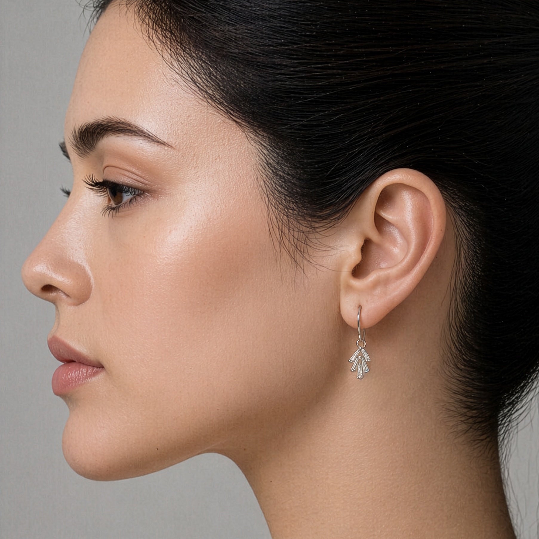 Art Deco Silver Earrings