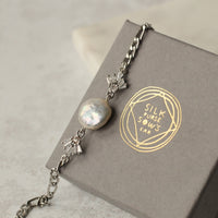 Art Deco Harlequin Pearl Bracelet