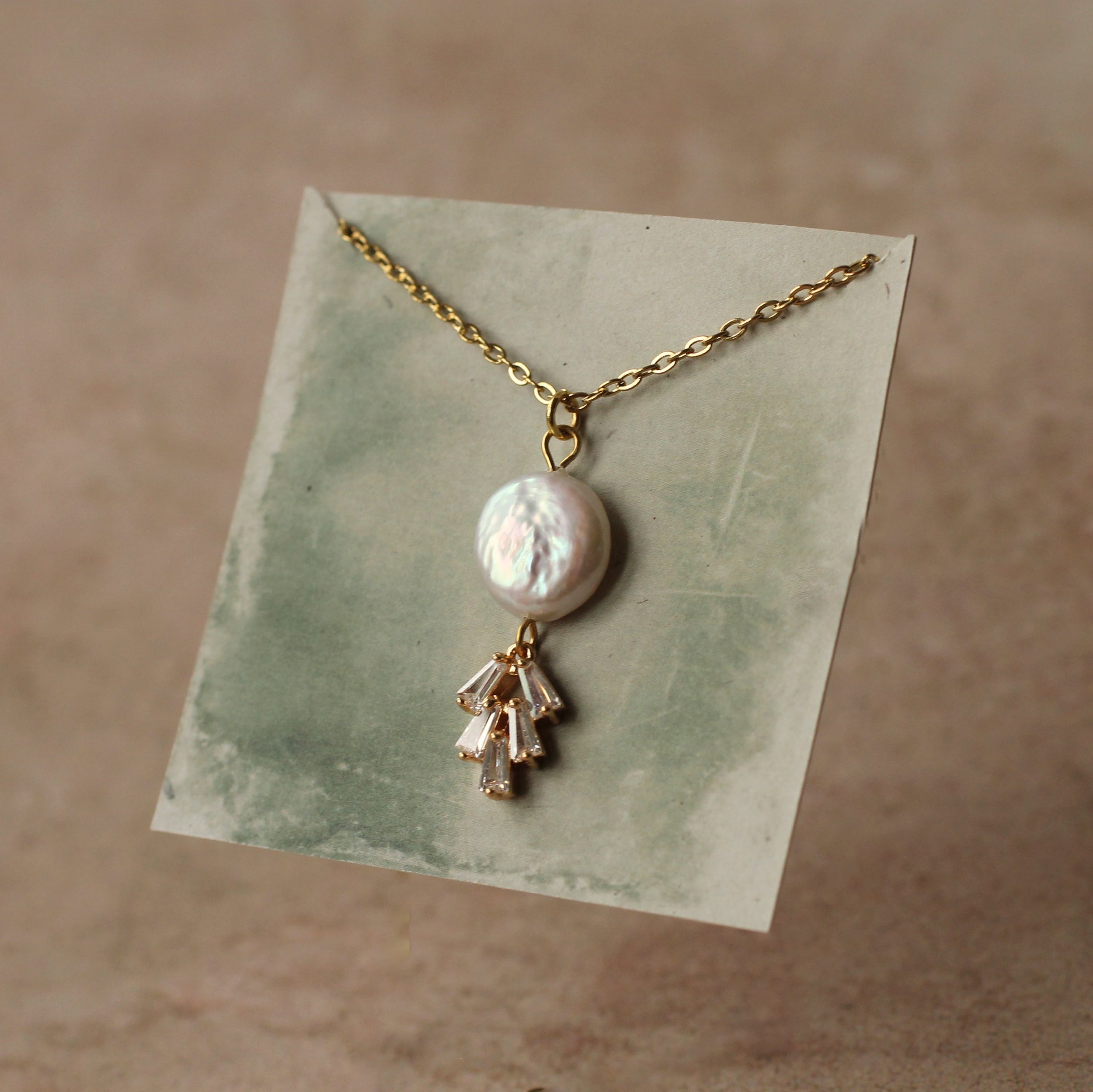 Art Deco Pearl Necklace