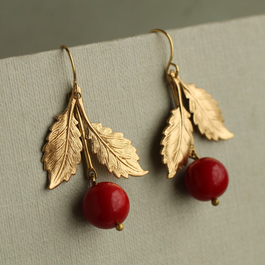 Red Cherry Earrings