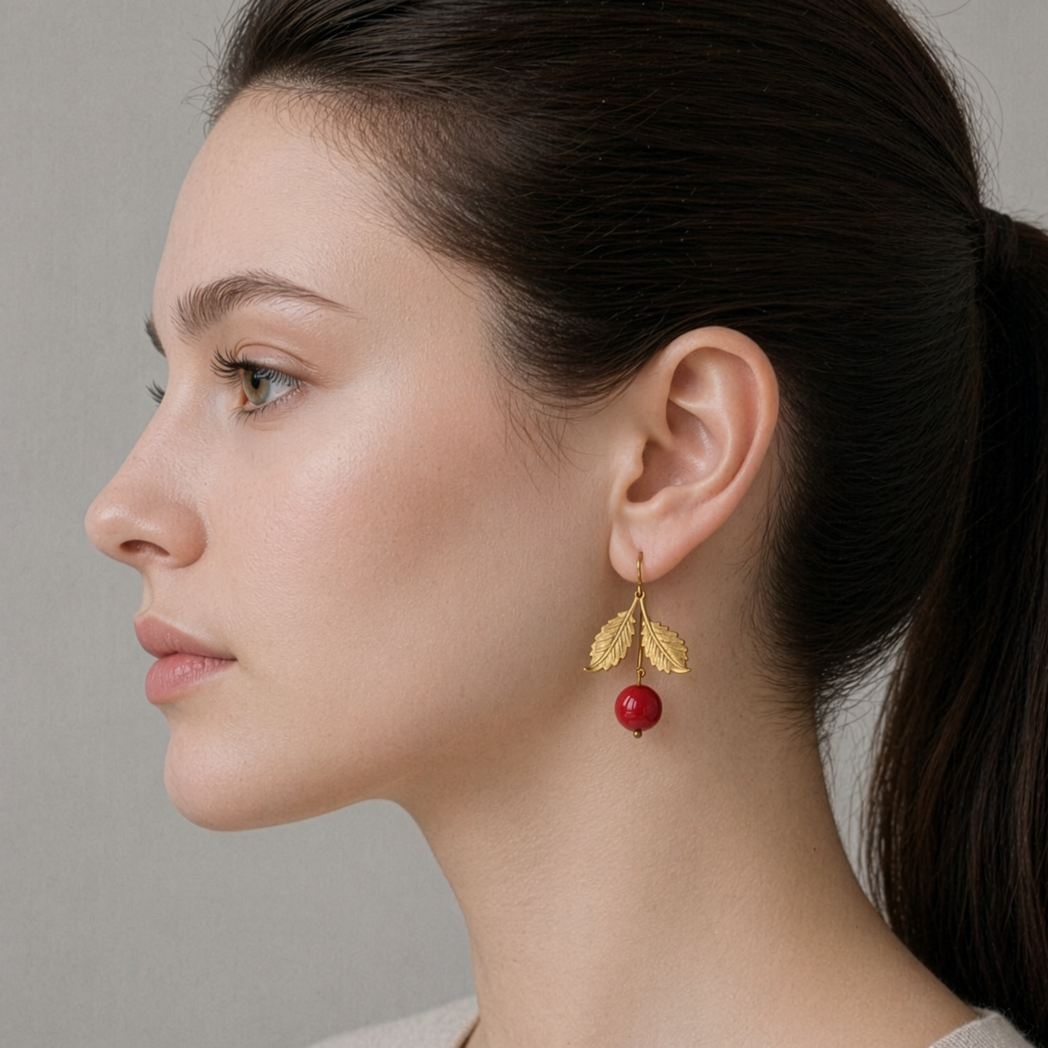 Red Cherry Earrings