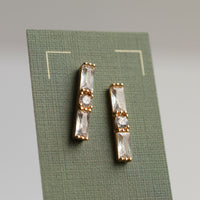 Classic Baguette Studs