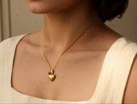 Coeur Rouge Heart Charm Locket