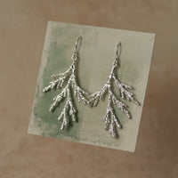 Fir Branch Botanical Earrings