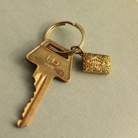 Custard Cream Biscuit Keyring