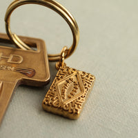 Custard Cream Biscuit Keyring