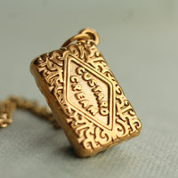 Custard Cream Biscuit Necklace