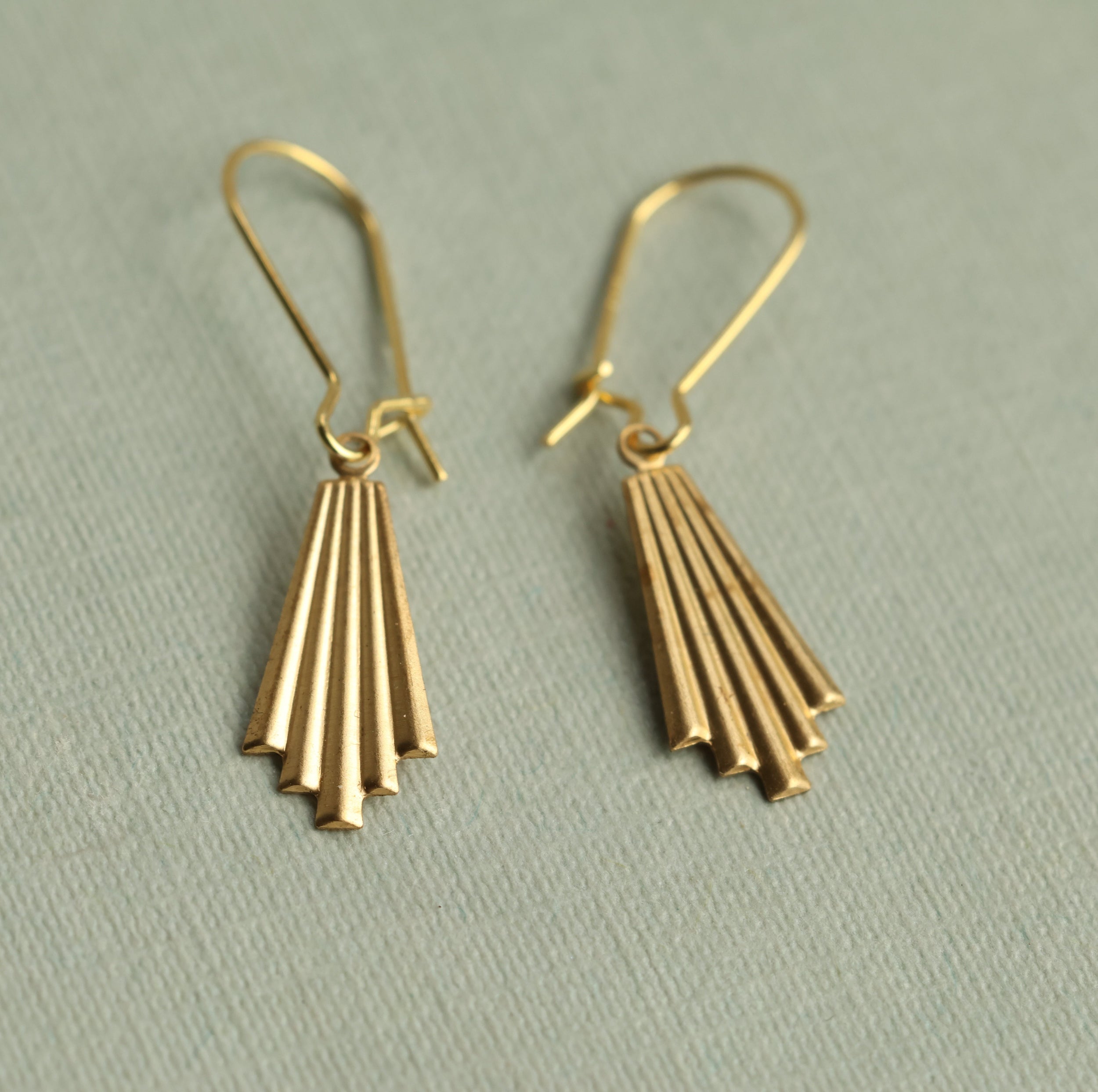 Chrysler Art Deco Earrings