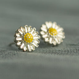 Daisy Enamel Stud Earrings
