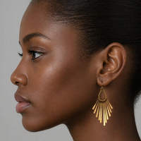 Art Deco Fringe Earrings