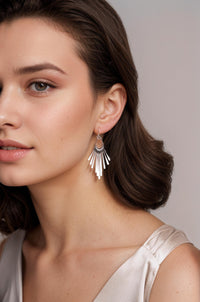 Art Deco Fringe Earrings