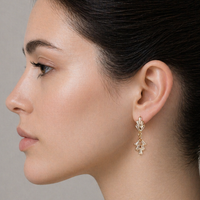 Art Deco Crystal Drop Earrings