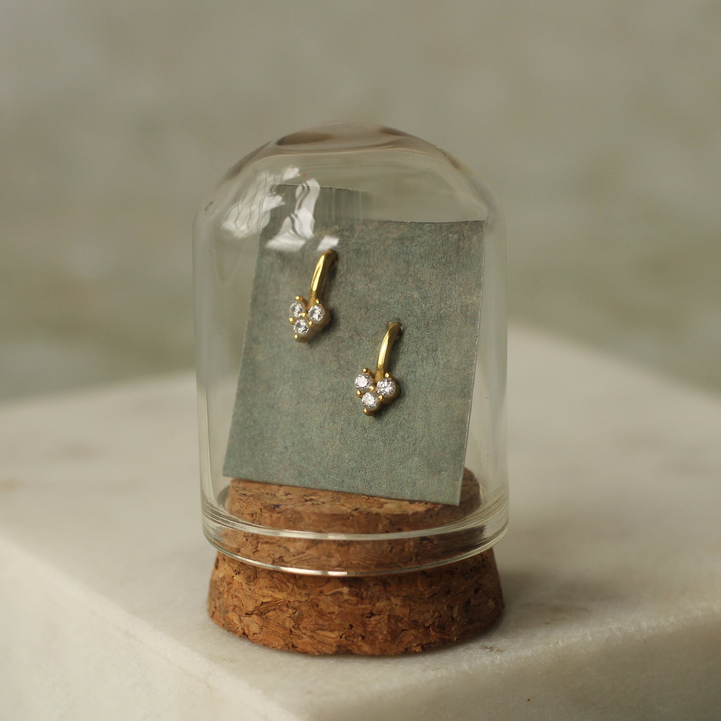 Love Heart Stud Earrings