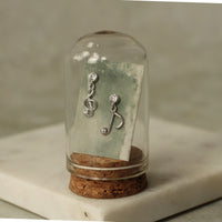 Musical Note Stud Earrings