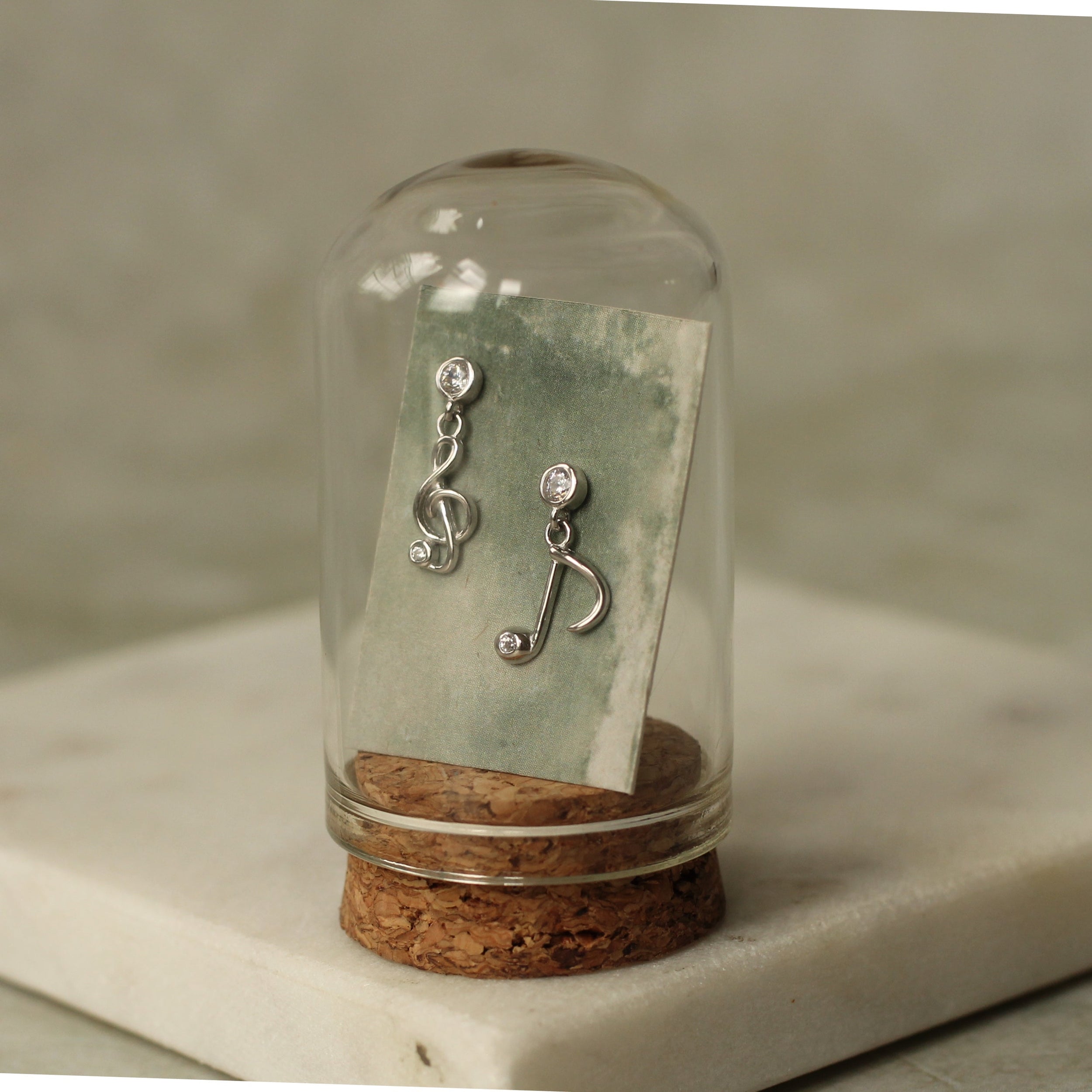 Musical Note Stud Earrings