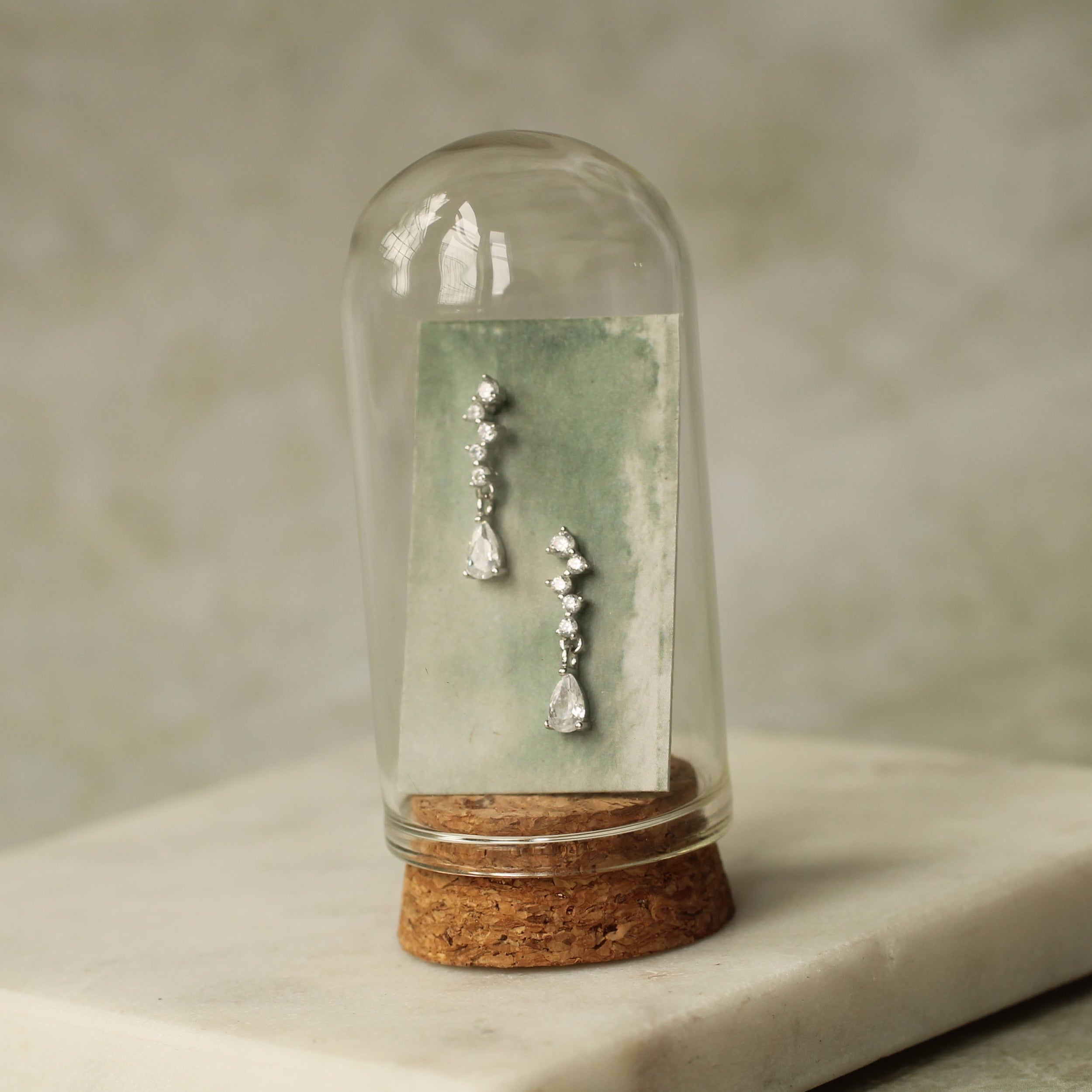 Waterfall Cascade Stud Earrings