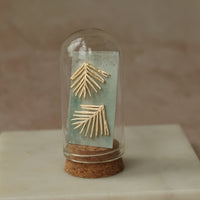 Pine Needle Fir Branch Stud Earrings