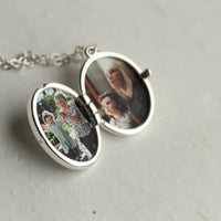 Silver Butterfly Locket