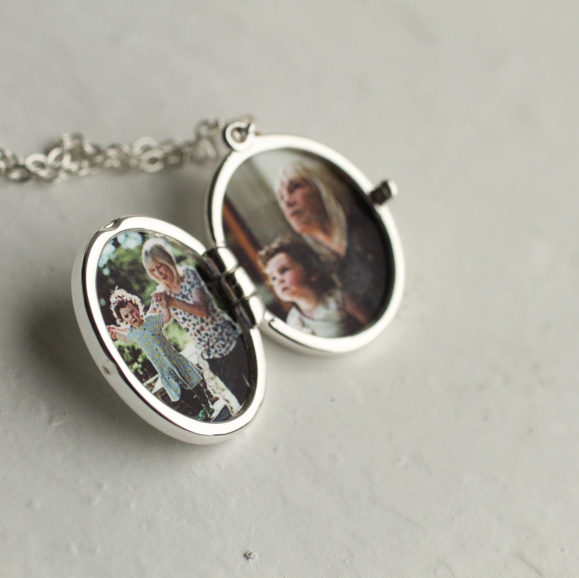 Silver Butterfly Locket