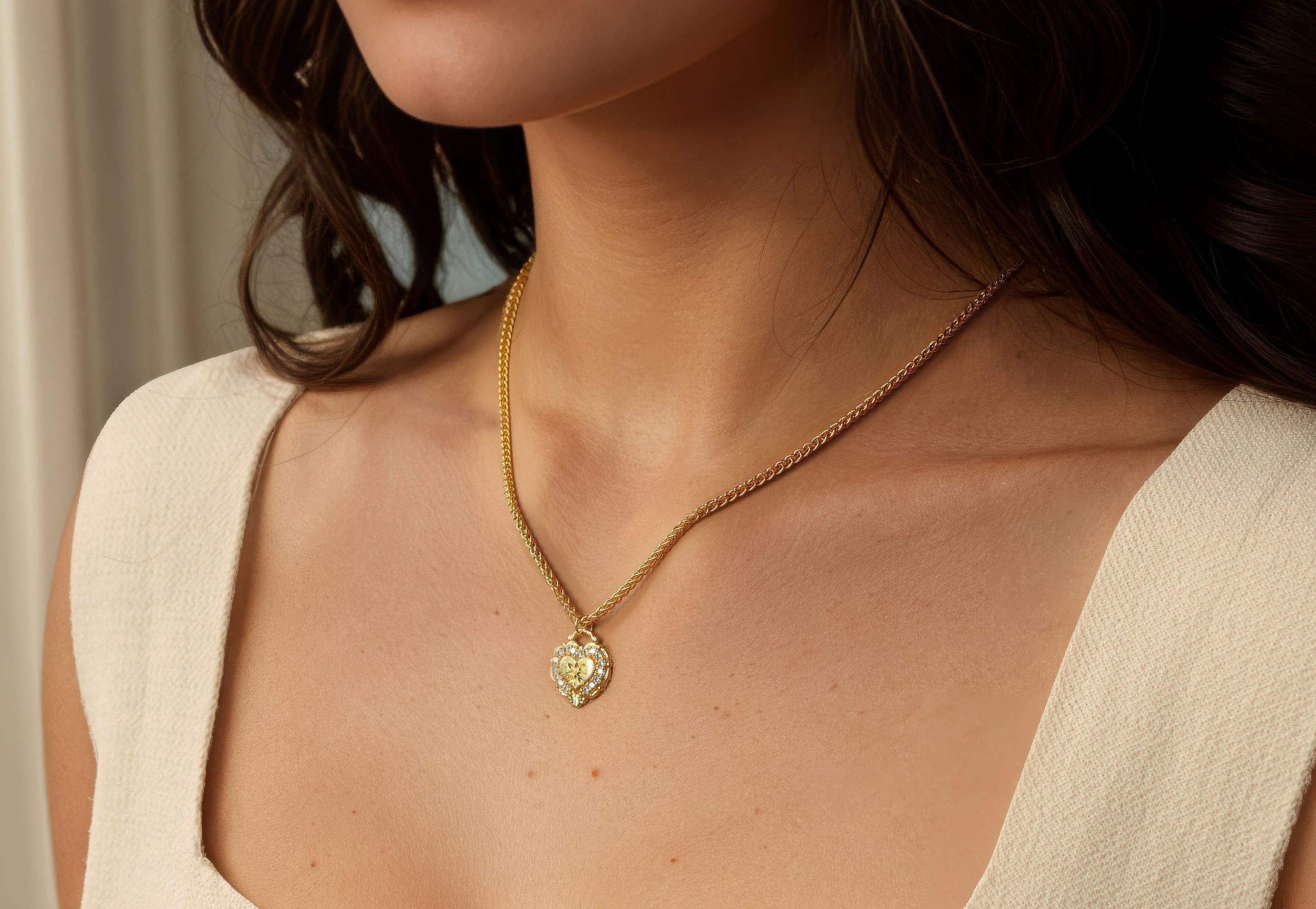 Heirloom Heart Pendant Necklace