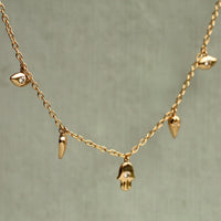 Hamsa Hand Charm Necklace