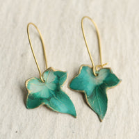 Holly Ivy Leaf Earrings