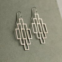 Art Deco Chandelier Architect Earrings