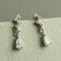 Waterfall Cascade Stud Earrings