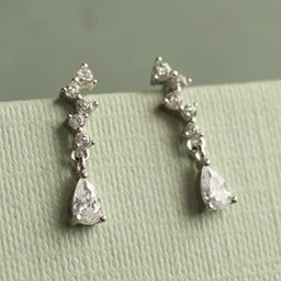 Waterfall Cascade Stud Earrings