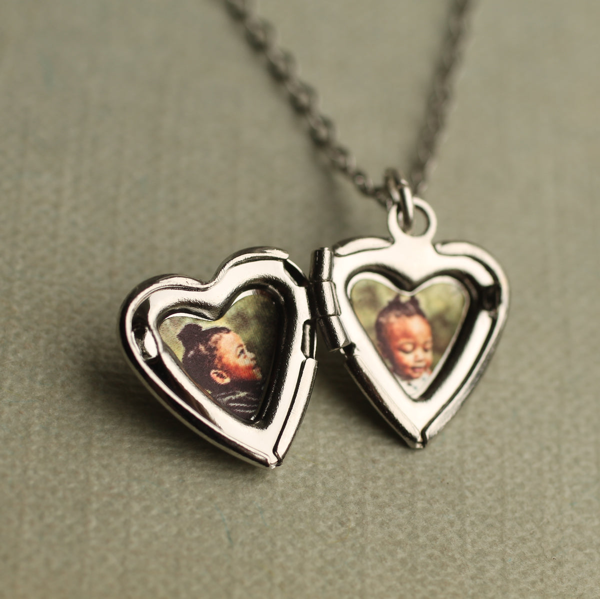 Jade Green Vintage Charm Locket