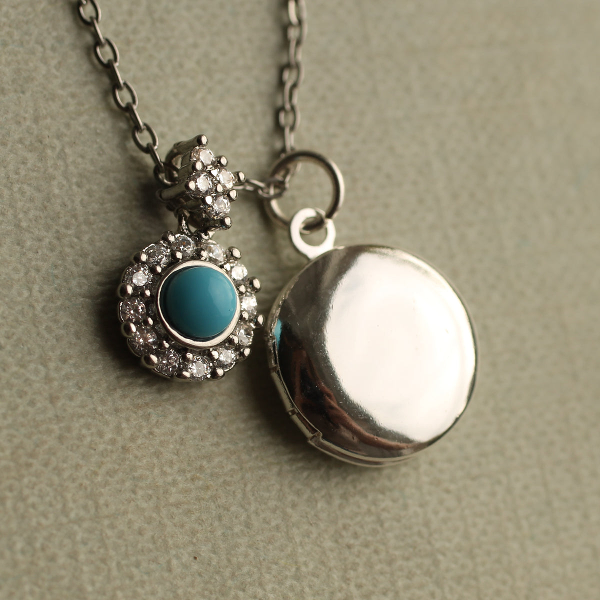 Turquoise Vintage Charm Locket