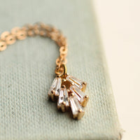 Art Deco Crystal Chrysler Necklace
