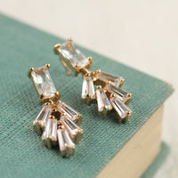 Art Deco Baguette Earrings