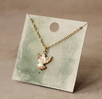 Pearl Bird Dove Necklace