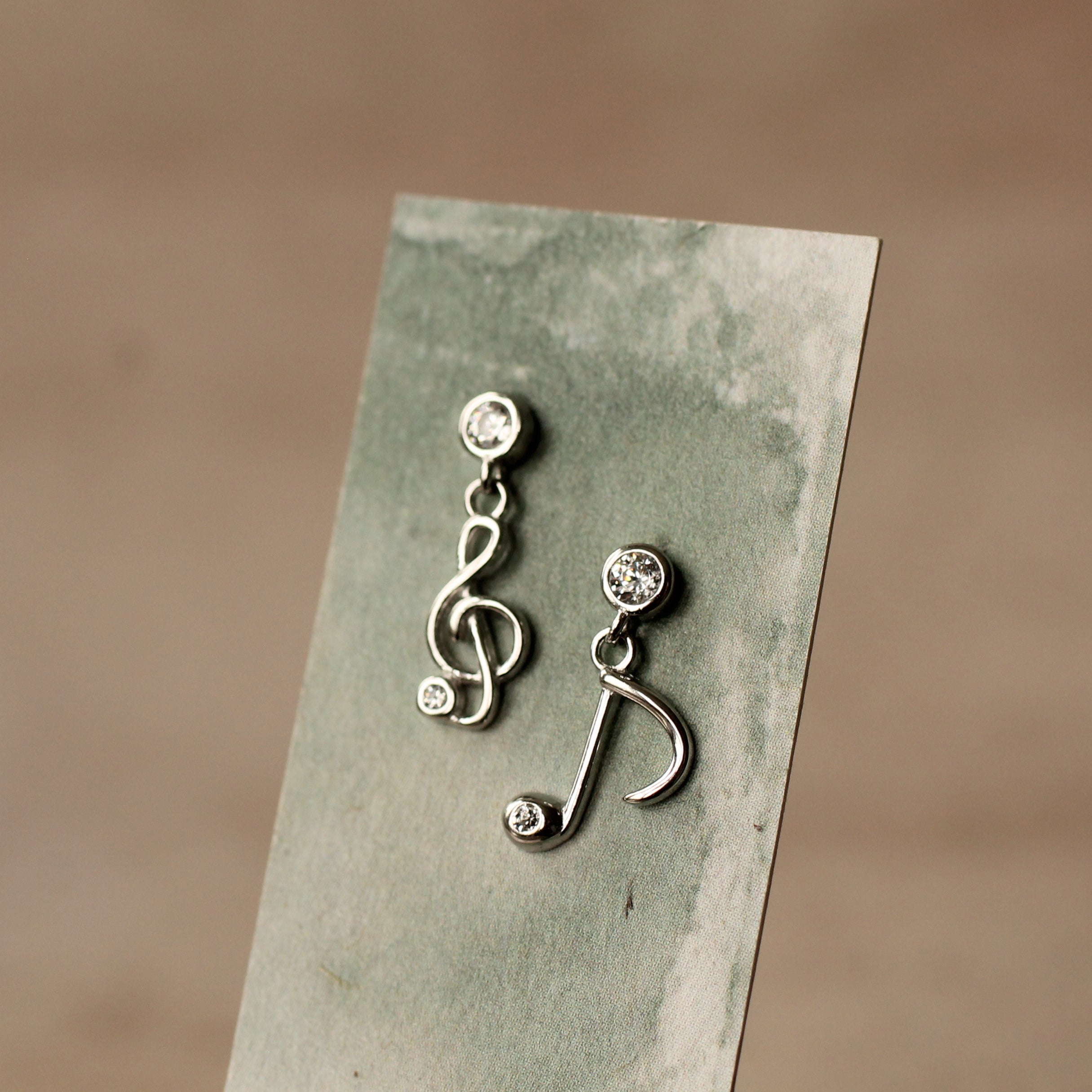 Musical Note Stud Earrings