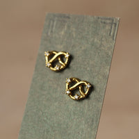 Pretzel Stud Earrings