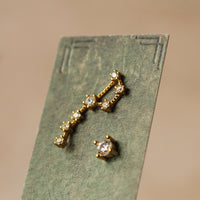 Big Dipper Constellation Stud Earrings