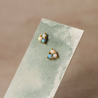 Opal Trio Stud Earrings