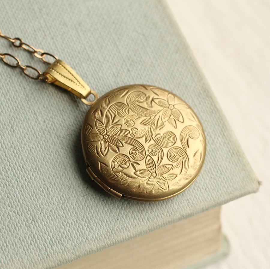 Antique Flower Locket