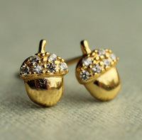 Acorn Stud Earrings