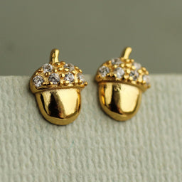 Acorn Stud Earrings