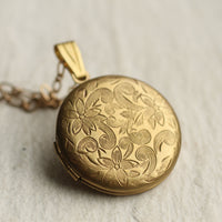 Antique Flower Locket