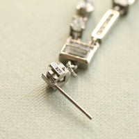 Art Deco Sterling Silver Chandelier Earrings