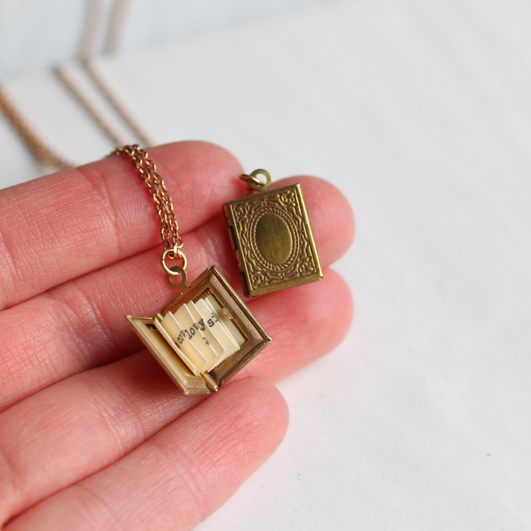 Victorian Book Locket
